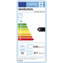 Whirlpool W7 OS4 4S1 P BL Stoomoven - Inbouw - 73 liter