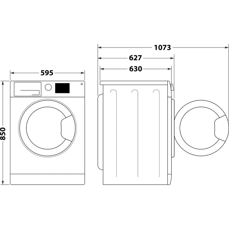 Whirlpool FFBBE 9458 BEV F Wasmachine - 9 kg - 1400 toeren