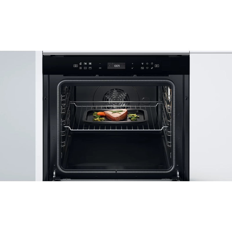 Whirlpool W7 OS4 4S1 P BL Stoomoven - Inbouw - 73 liter